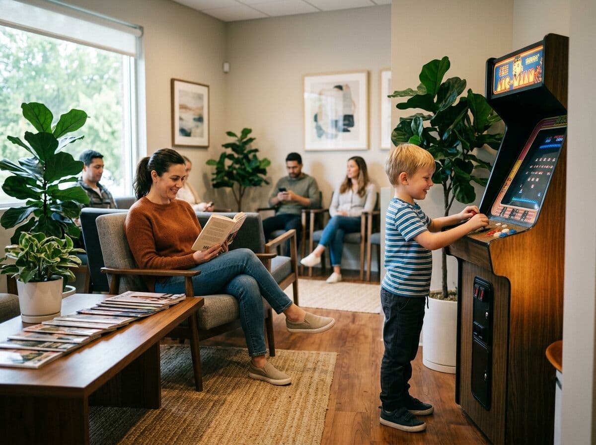 Arcade games for dentists — the fun waiting room
