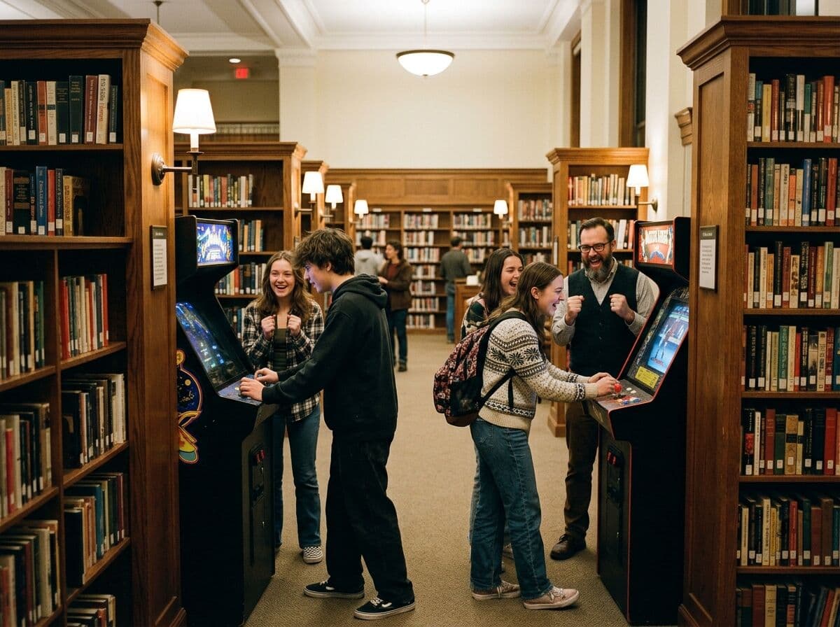 Arcade games for libraries — library arcade night