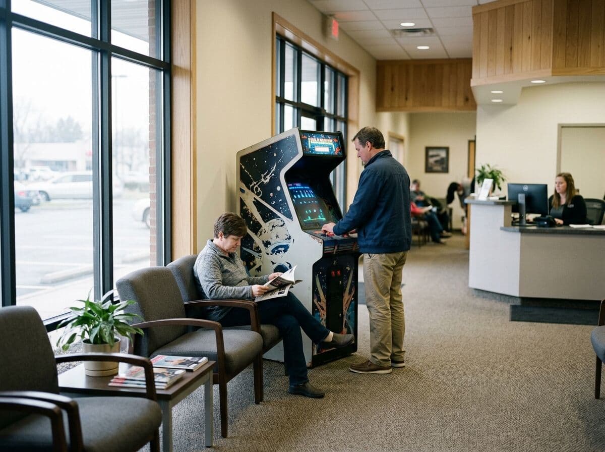 Arcade games for office waiting rooms — office waiting room upgrade