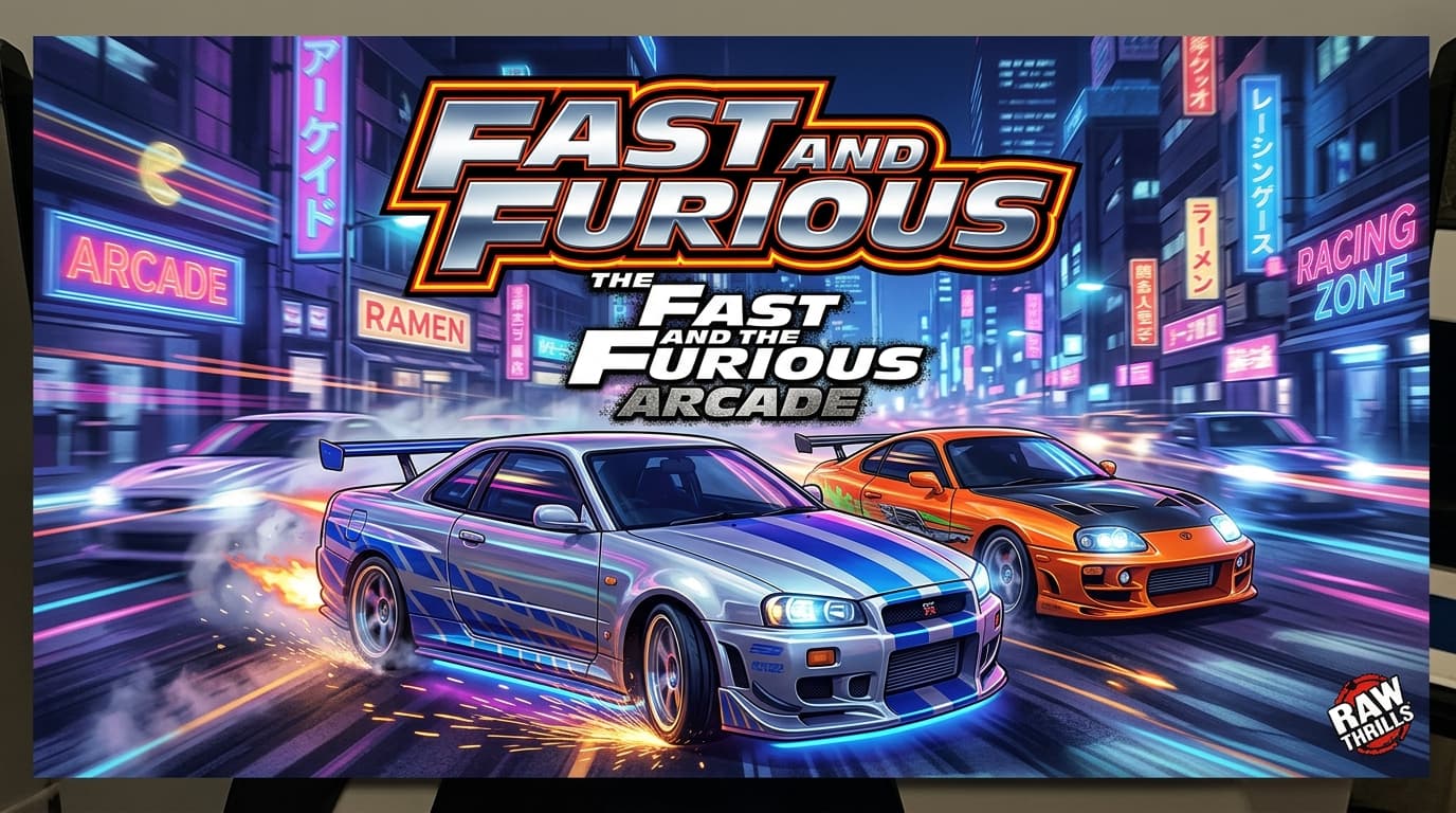 Fast & The Furious arcade marquee
