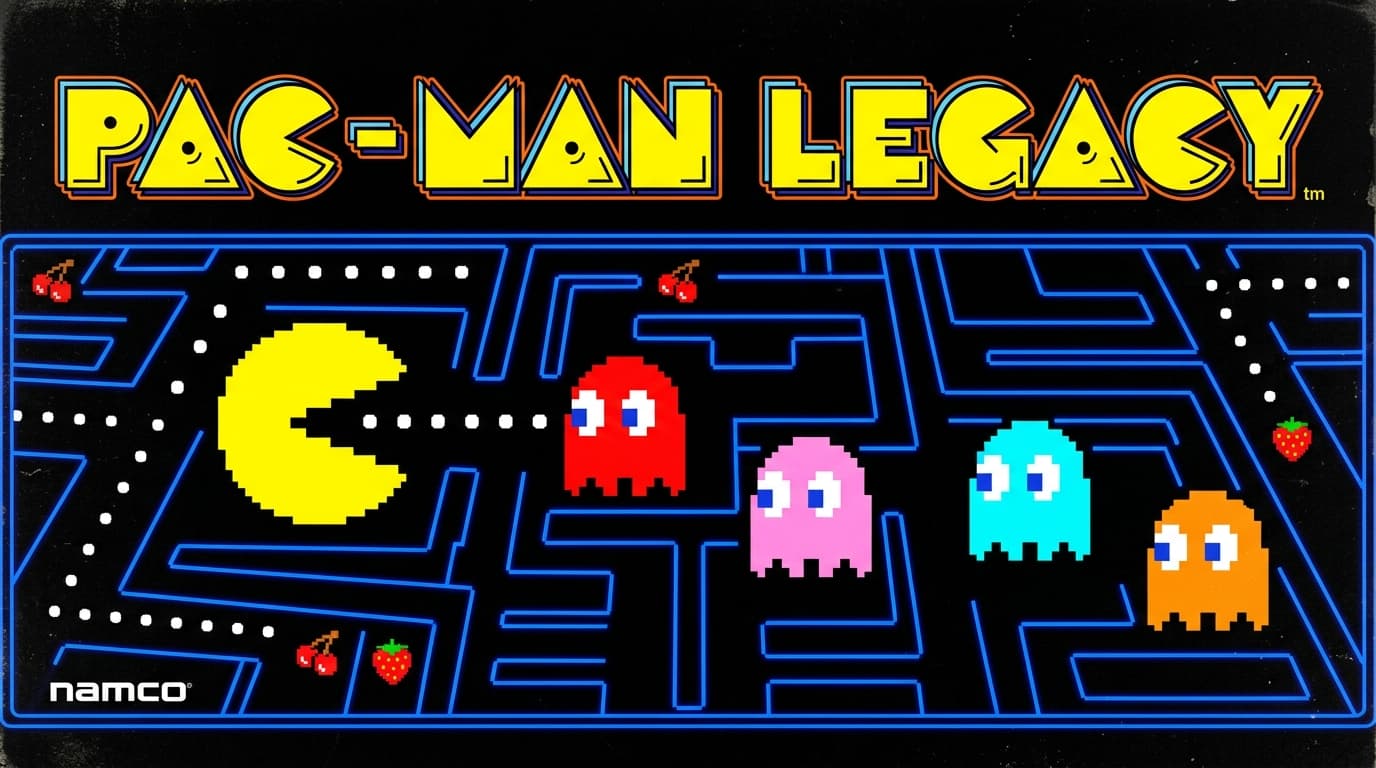 Pacman Legacy arcade marquee
