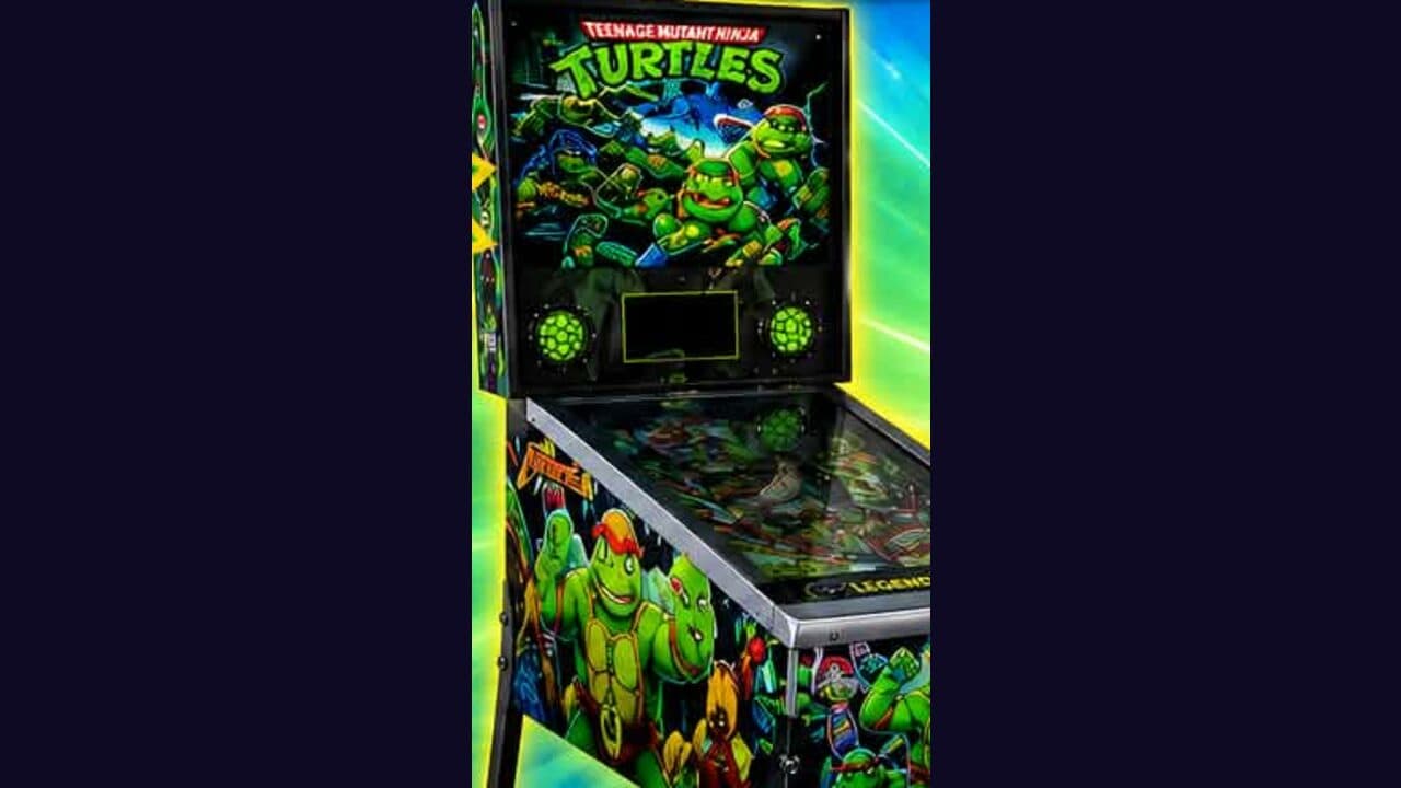 Teenage Mutant Ninja Turtles Pinball arcade marquee