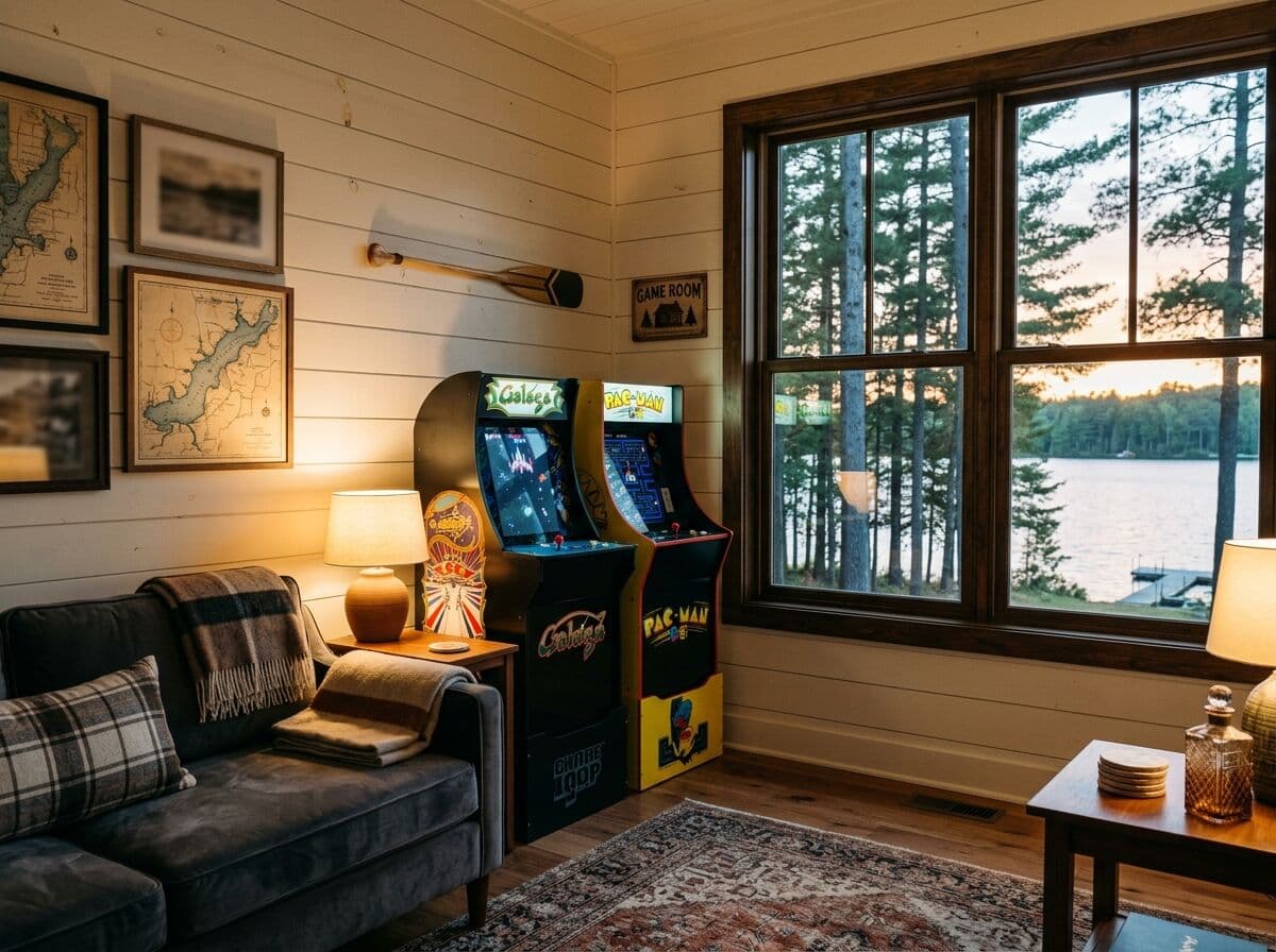 Arcade games for airbnbs & rentals — the arcade room amenity