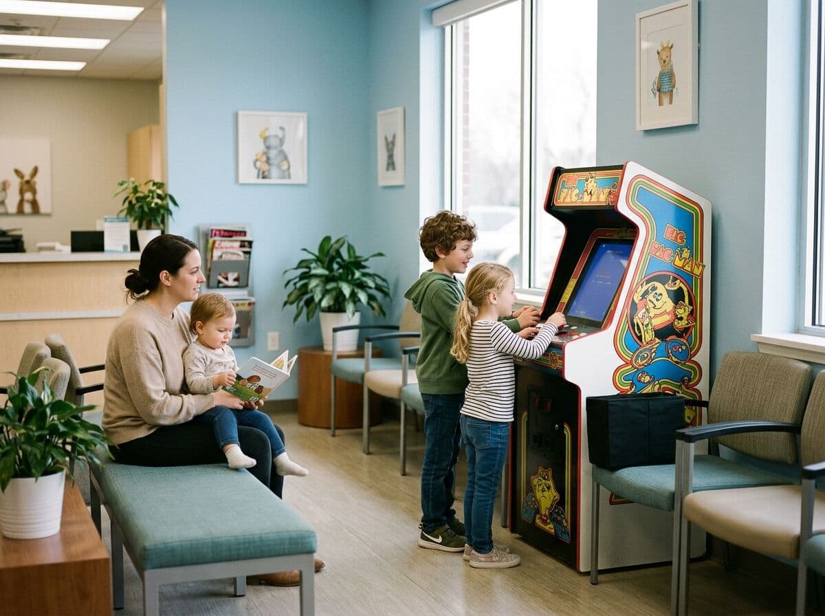 Arcade games for doctors & medical offices — calmer medical visits